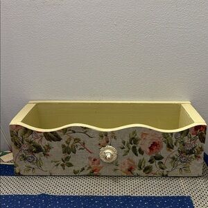 Floral Decorative Wooden Box